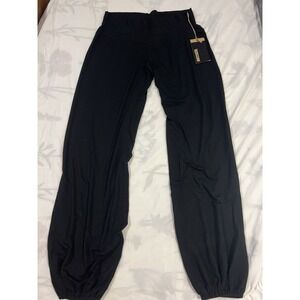Karen Zambos Black Sweats Size 6‎